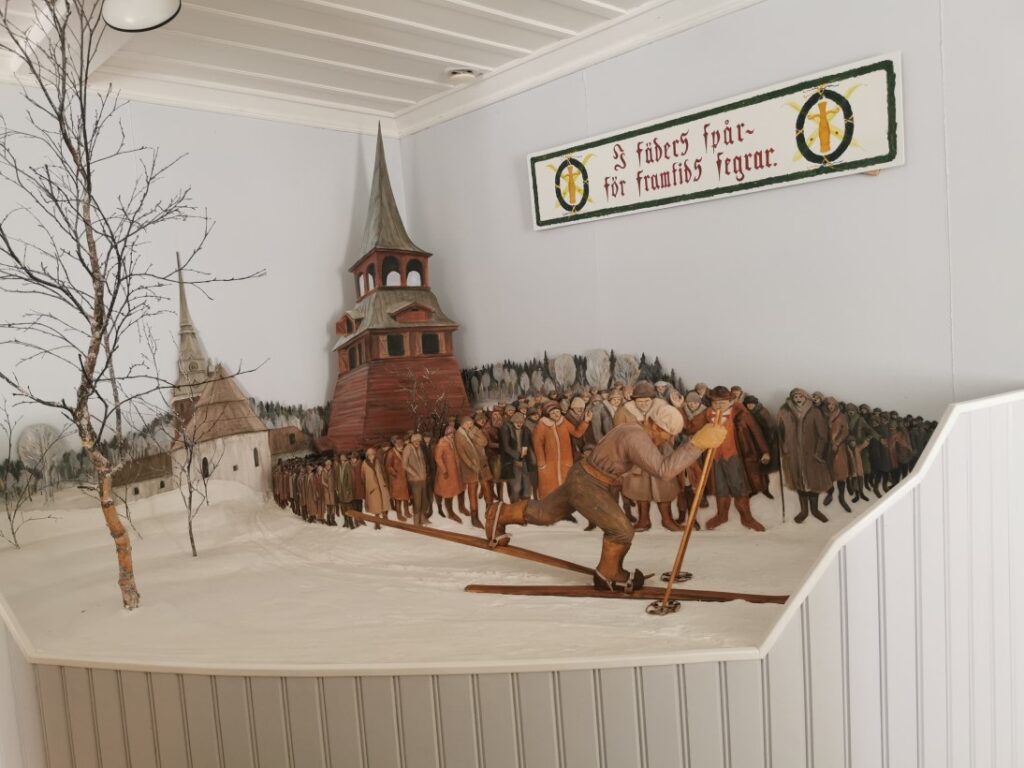 Monter över vinsten i första Vasaloppet 1922